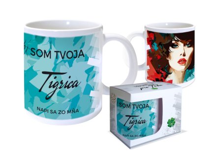 Hrnček romantic SOM TVOJA