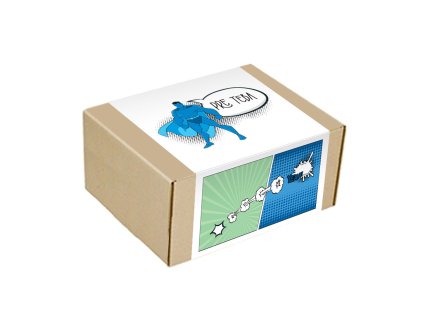 Darčeková krabička SUPER BLUE