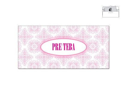 Obálka na peniaze LUXURY PINK