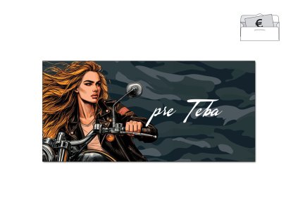 Obálka na peniaze rebellious SOM TVOJA