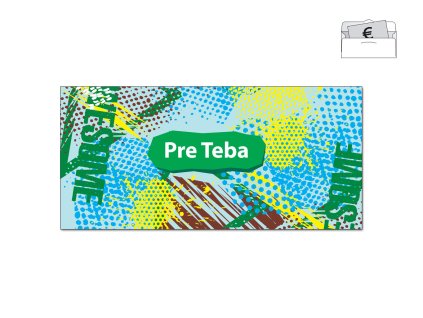 Obálka na peniaze TEEN GREEN