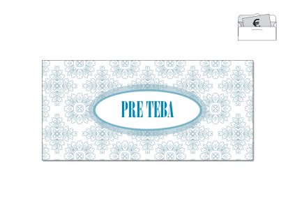 Obálka na peniaze LUXURY BLUE