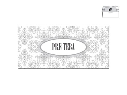 Obálka na peniaze LUXURY GREY