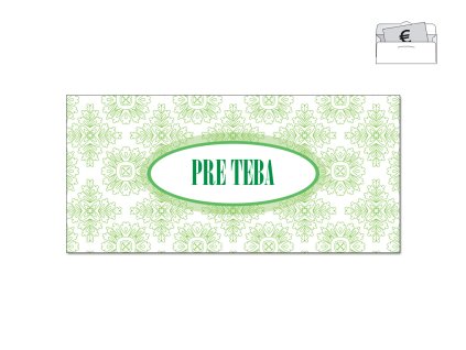 Obálka na peniaze LUXURY GREEN