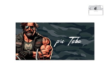 Obálka na peniaze rebellious SOM TVOJ