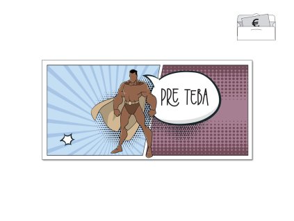 Obálka na peniaze SUPER BROWN