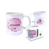 Hrnček s menom JOHANA (Farba motívu Fialová)