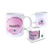 Hrnček s menom MARTA (Farba motívu Fialová)