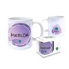 Hrnček s menom MATILDA (Farba motívu Fialová)