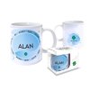 Hrnček s menom ALAN (Farba motívu Hnedá)