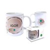 Hrnček s menom IGOR (Farba motívu Hnedá)