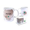 Hrnček s menom PETER (Farba motívu Hnedá)