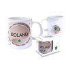 Hrnček s menom ROLAND (Farba motívu Hnedá)