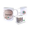 Hrnček s menom ŠTEFAN (Farba motívu Hnedá)