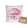 Vankúš s menom ALBÍNA (Farba motívu Fialová)