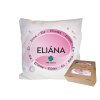 Vankúš s menom ELIÁNA (Farba motívu Fialová)