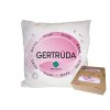 Vankúš s menom GERTRÚDA (Farba motívu Fialová)