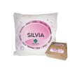 Vankúš s menom SILVIA (Farba motívu Fialová)