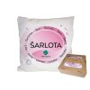 Vankúš s menom ŠARLOTA (Farba motívu Fialová)