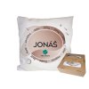 Vankúš s menom JONÁŠ (Farba motívu Hnedá)