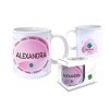 Hrnček s menom ALEXANDRA (Farba motívu Fialová)