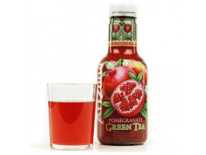 AriZona Green Tea Pomegranate Zelený čaj s příchutí granátového jablka 450ml