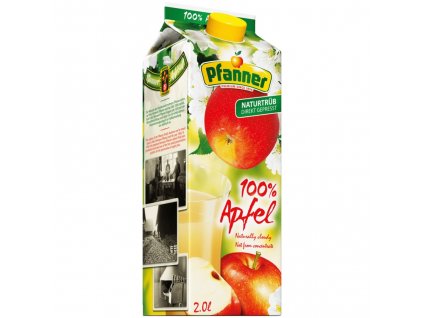 Pfanner  Apfelsaft 100% lisovaná jablečná šťáva 2000ml - expirace