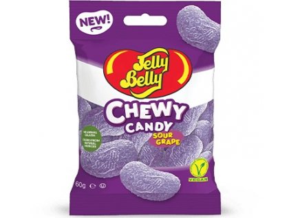 Jelly Belly Chewy Candy Sour Grape 60g - expirace