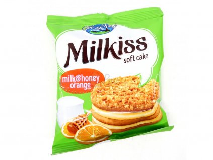 Milkiss Soft Cake medový koláč s pomerančem 50g - expirace