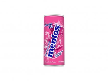 39035 mentos non sparkling fruit mix soda with jelly 240ml kor