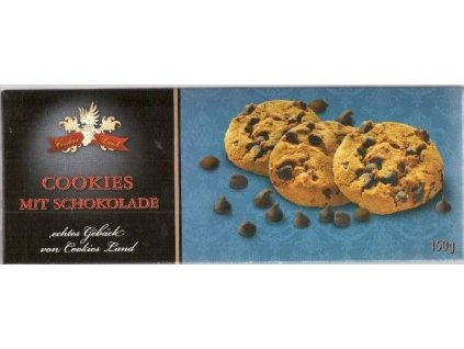Cookiesland sušenky Schoko Cookies mit Schokolade 150g - expirace