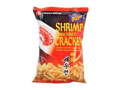 Nong Shim krevetové chipsy pálivé (Chip Tom Han Quoc) 75g