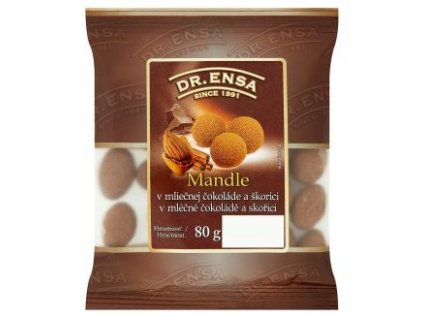 Dr.Ensa mandle v mléčné čokoládě 80g