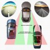 ITI4360 Degree Adjustable Car Rearview Convex Mirror for Car Reverse Wide Angle Vehicle Parking Rimless Mirrors