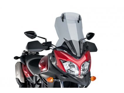 Cestovní plexi štít s kšiltem PUIG pro motocykl SUZUKI DL650XT V-STROM