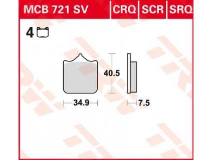 3670 lucas trw mcb721sv