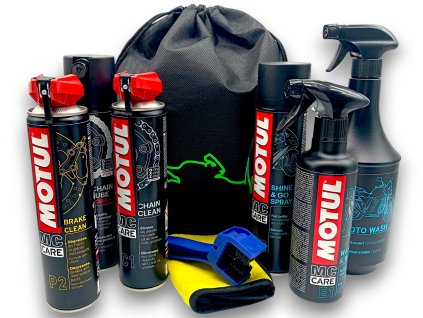 Dárkový set  pro motorkáře - kompletní péče o motocykl