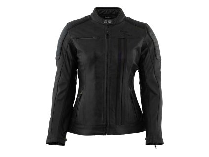 Dámska Kožená Moto Bunda Rusty Stitches Alice cierna1