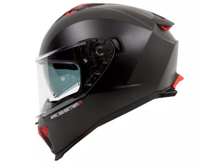 Moto prilba XRC Sinister R matt black/red