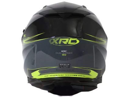 Prilba na moto XRC Dual Alpiner 3.0 dark grey/black/fluo