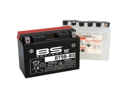 Bezúdržbový motocyklový akumulátor BS-BATTERY BT9B-BS (YT9B-BS)