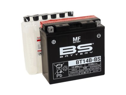 Bezúdržbový motocyklový akumulátor BS-BATTERY BT14B-BS (YT14B-BS)