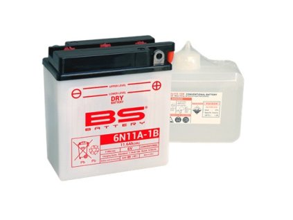 Konvenčný akumulátor ( s kyselinou) BS-BATTERY 6N11A-1B Balenie vrát.kyseliny