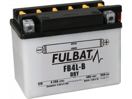 Konvenčný akumulátor ( s kyselinou) FULBAT FB4L-B  (YB4L-B) Vrátane balenia kyseliny
