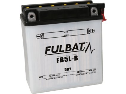 Konvenčný akumulátor ( s kyselinou) FULBAT FB5L-B  (YB5L-B) Vrátane balenia kyseliny