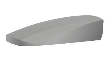 Kryty kufra SHAD D1B23E15 pre SH23 titánová  farba