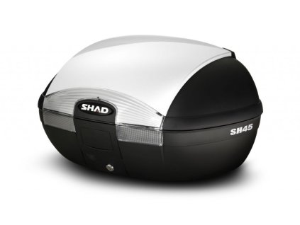 Topcase - s farebným krytom SHAD SH45 biela