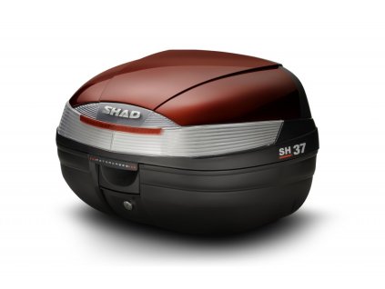 Topcase - s farebným krytom SHAD SH37 červená
