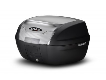 Topcase - s farebným krytom SHAD SH40 strieborná