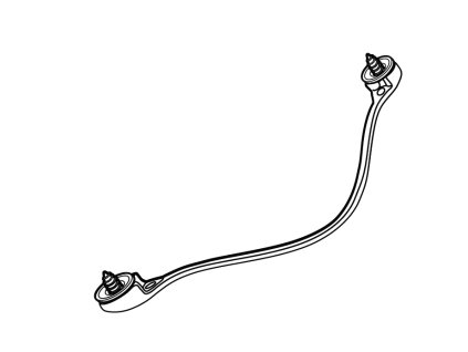 Popruh víka SHAD D1B1TIR pre SH50/SH48/SH45/SH39/SH37/SH34/SH33/SH29/SH26/SH44